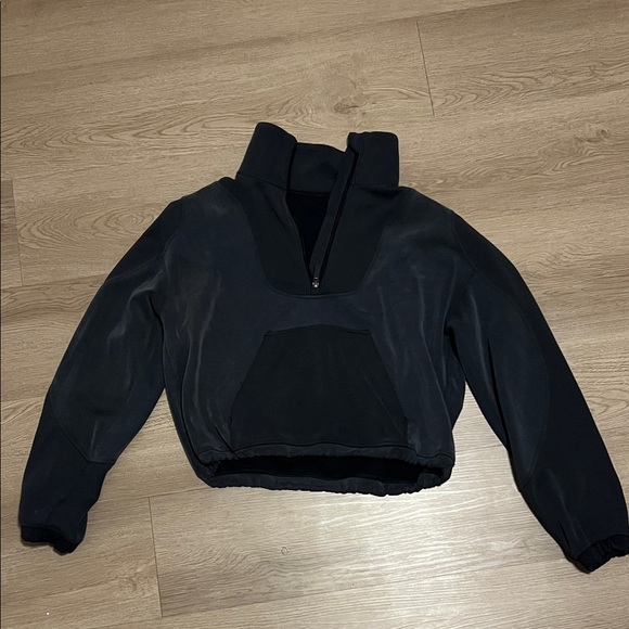 lululemon athletica Sweaters - Lululemon Gray/Blue High-Neck Pullover